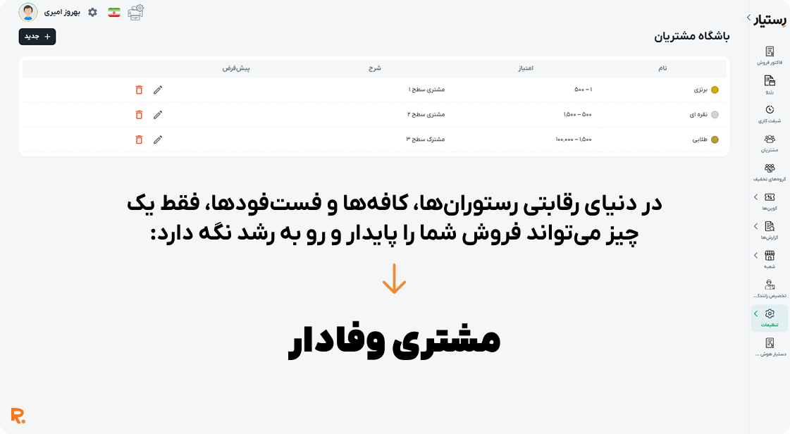 باشگاه مشتریان رستیار